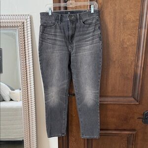 Banana Republic Dark Gray Straight Jeans